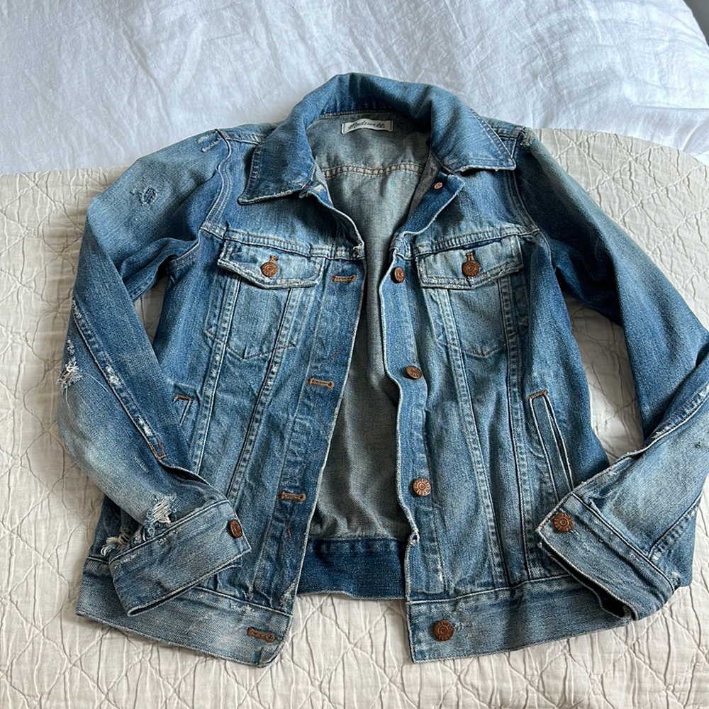 Madewell Distressed Jean Jacket